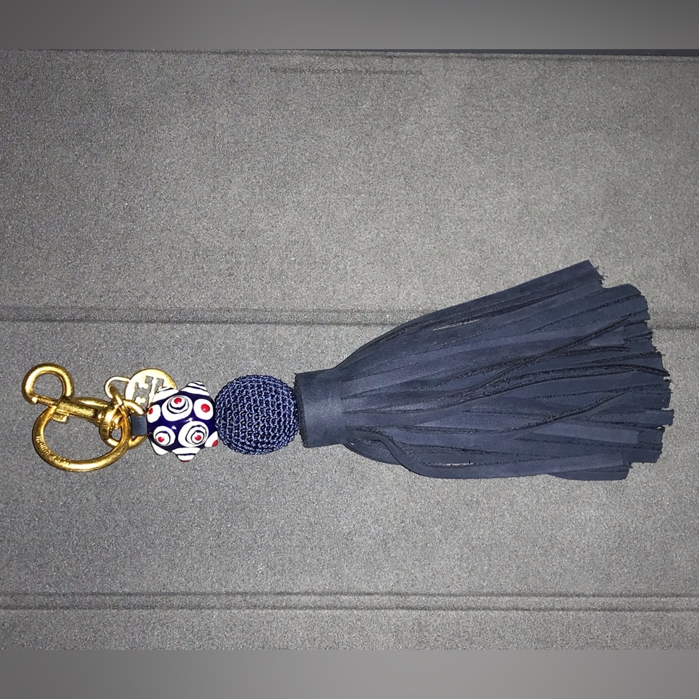 Tory Burch Fringed Key Chain